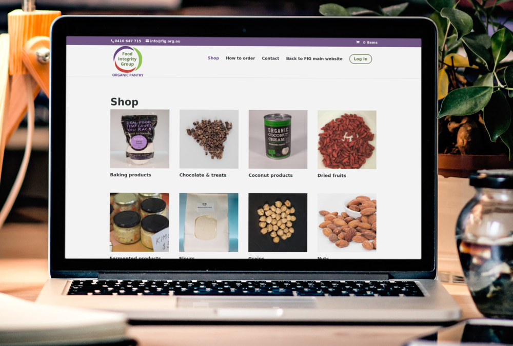 New Organic Pantry online store